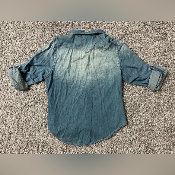 Wet Seal “Jean” Button Down Shirt - Picture 2 of 2